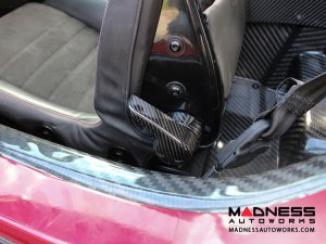 Alfa Romeo 4C Seat Adjustment Covers - Carbon Fiber Alfa Romeo 4C Seat Adjustment Covers - Carbon Fiber